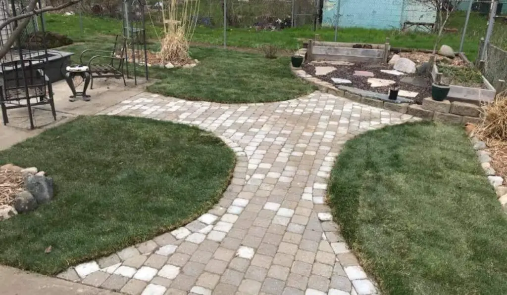 outdoor flooring over dirt