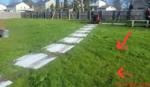 lawn sinks when walking on it