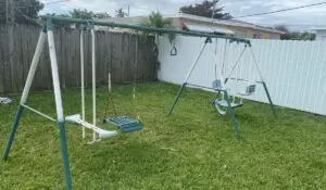 swing set for small yard